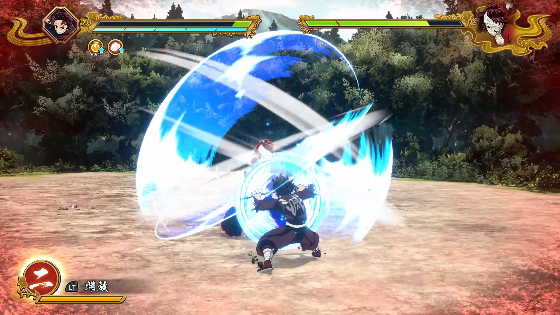 縁壱零式戦は作中でもかなりの高難易度。うまく攻撃タイミングを掴めないと防戦一方になってしまうほど相手の攻撃と防御が厚い