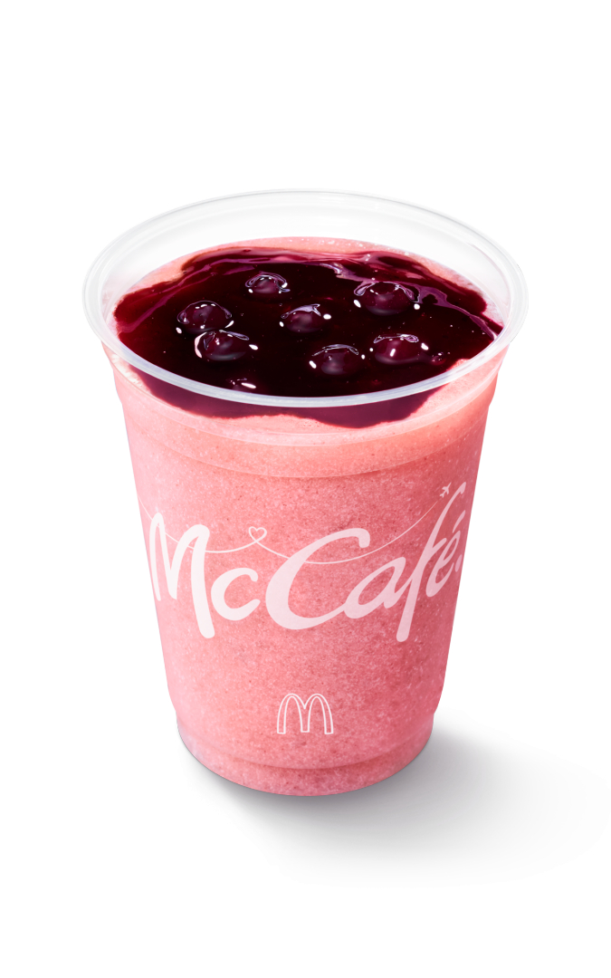 「ミックスベリーヨーグルトスムージー」