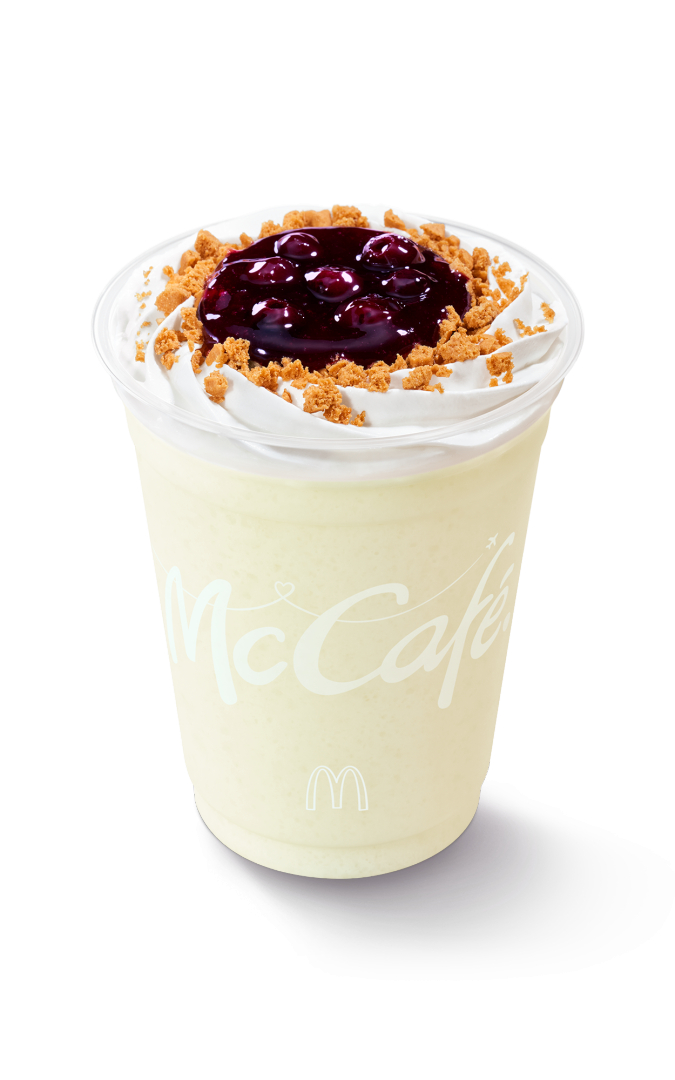 「ブルーベリーチーズケーキフラッペ」