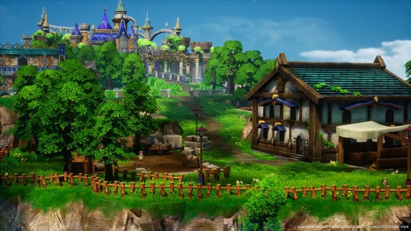 冒険のはじまりの地「ラダトーム」。国王であるラルス16世によって治められており、勇者ロトと深いつながりがある