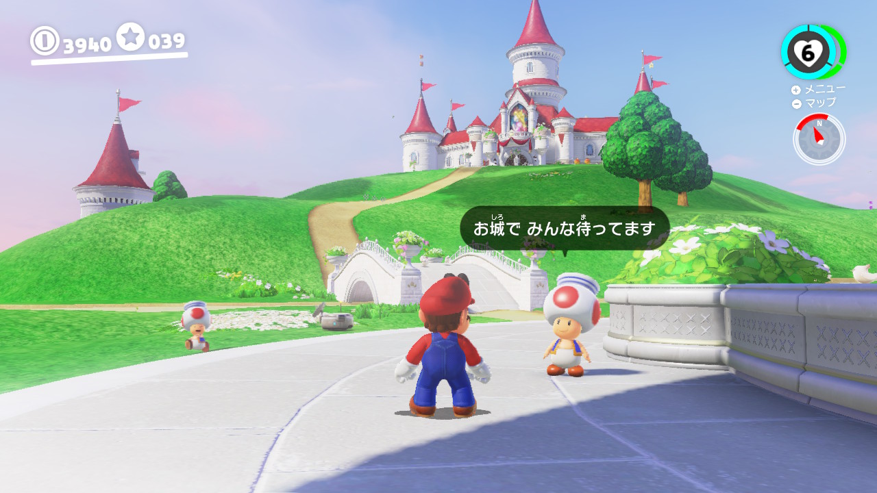 Switchでのプレイ画面