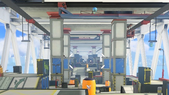 敵陣側が少し見えにくい