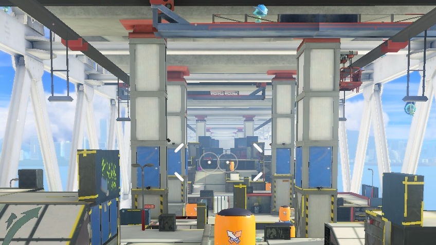 敵陣側のフェンスがはっきりと描写されるようになった