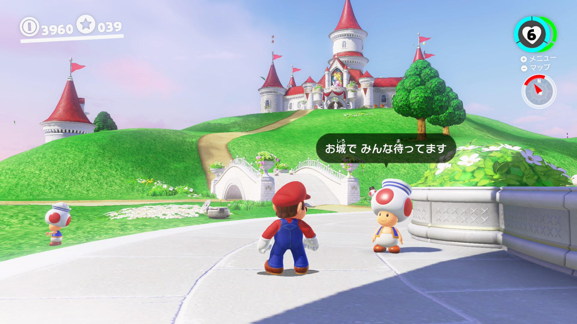 Switch2でのプレイ画面