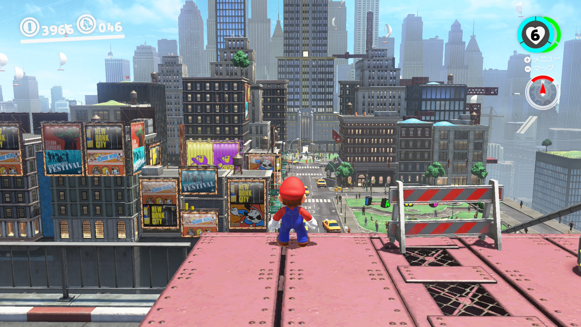 画像ではお伝えできないが、HDR対応ディスプレイで見ると、色も鮮やかで「マリオオデッセイ」が生まれ変わったかのように感じる