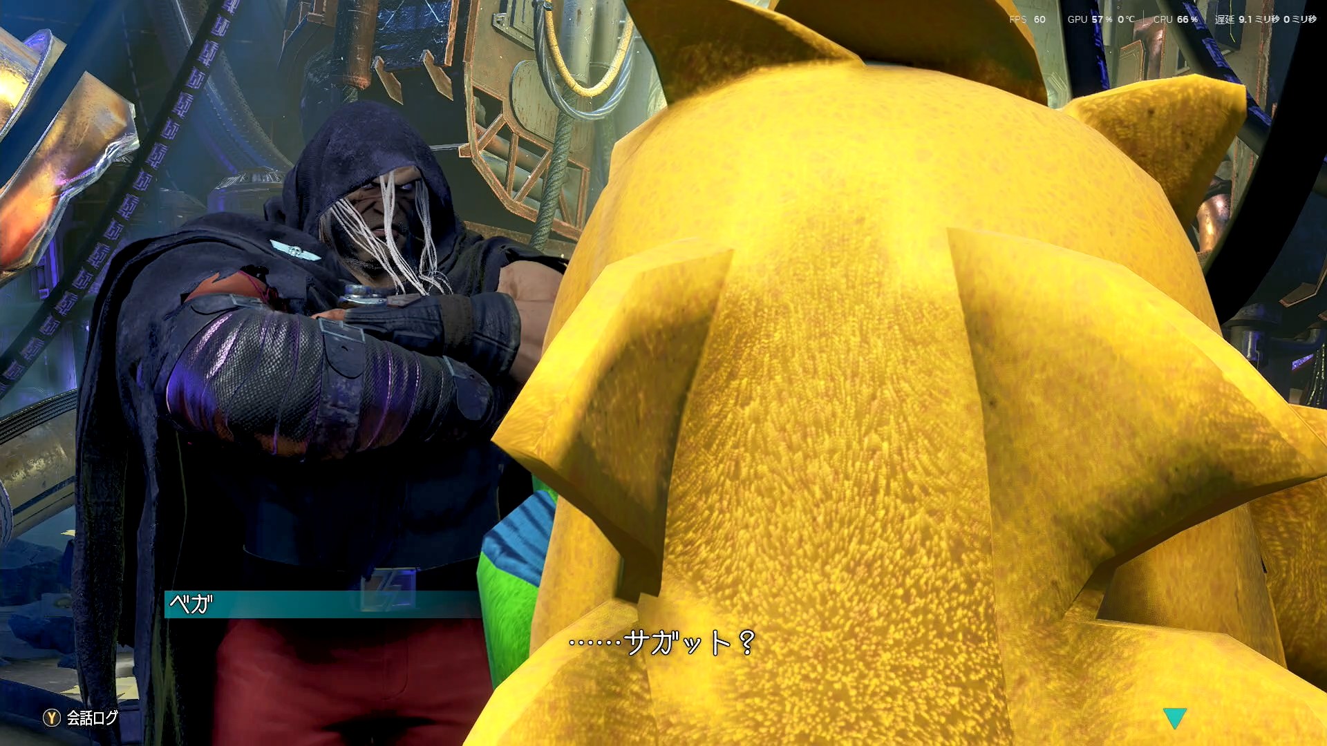 「WORLD TOUR」のベガのイベント中にサガットの名前が出てくる場面がある。このイベントでは、他にも四天王のバルログやバイソンの近況や「スト6」参戦の可能性を示唆するようなセリフがあるので是非見てほしい