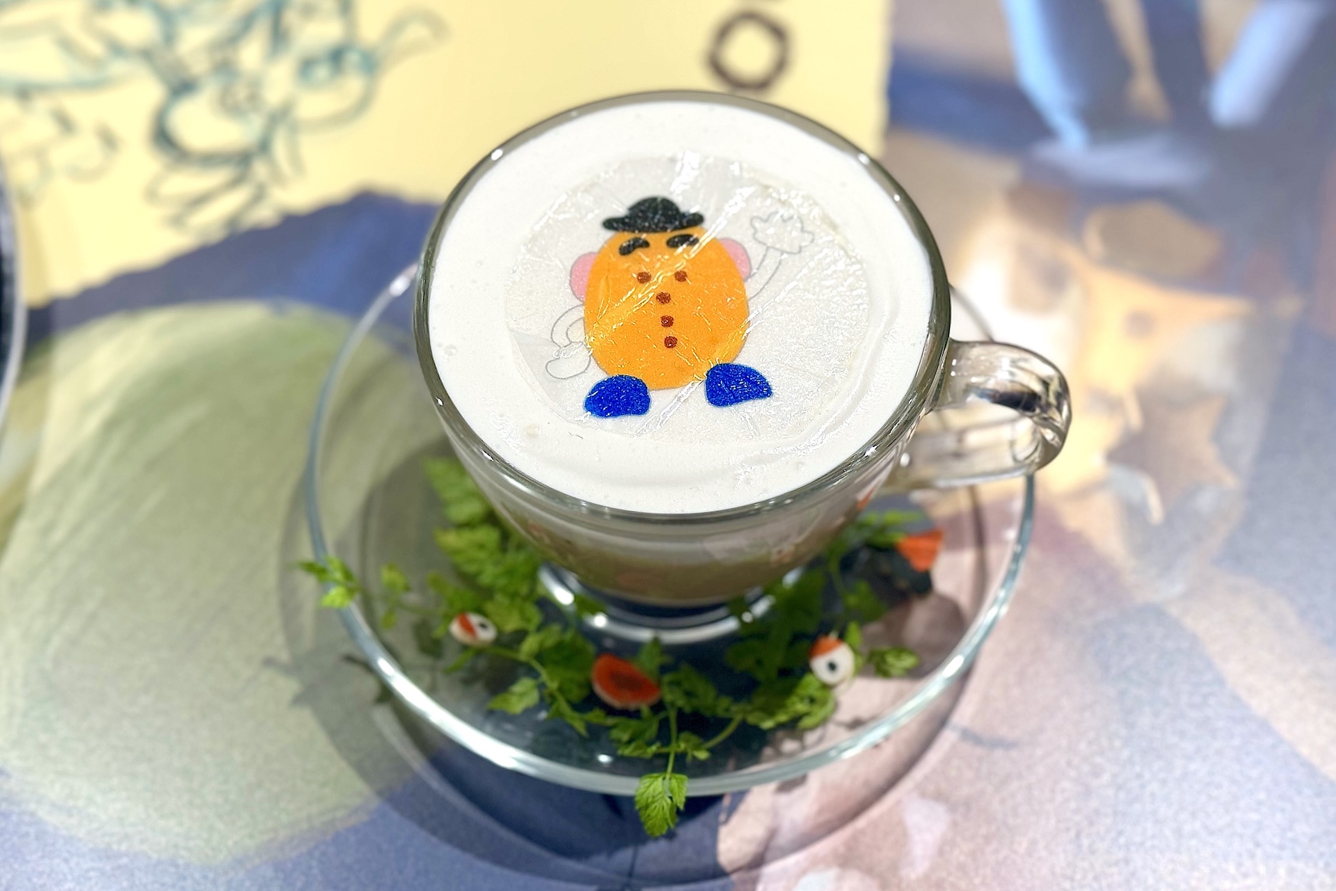 期間限定 前期メニュー ＜ミスター・ポテトヘッド＞大変！？冷製ポテトスープ 1,290円