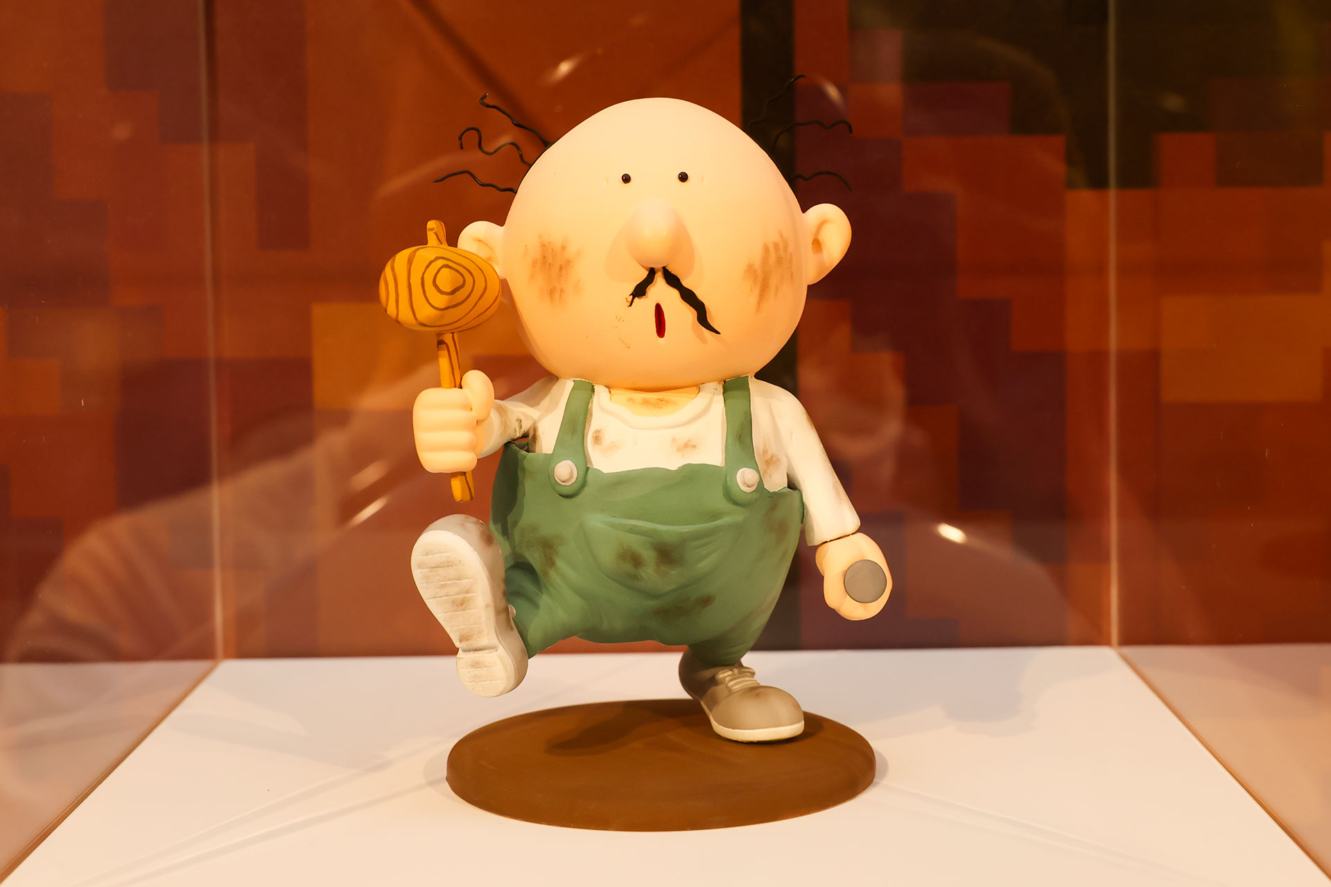 ブリックロードの粘土フィギュアも一緒に展示されていた