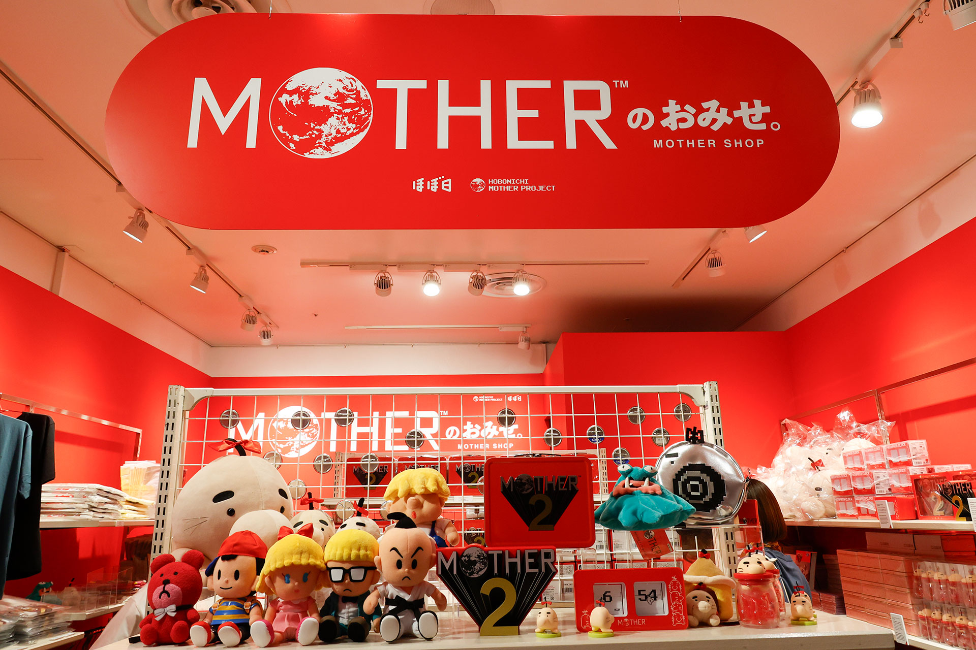 イベント開催に合わせて期間限定のオフィシャルショップ「MOTHERのおみせ。MOTHER SHOP」も同時にオープン