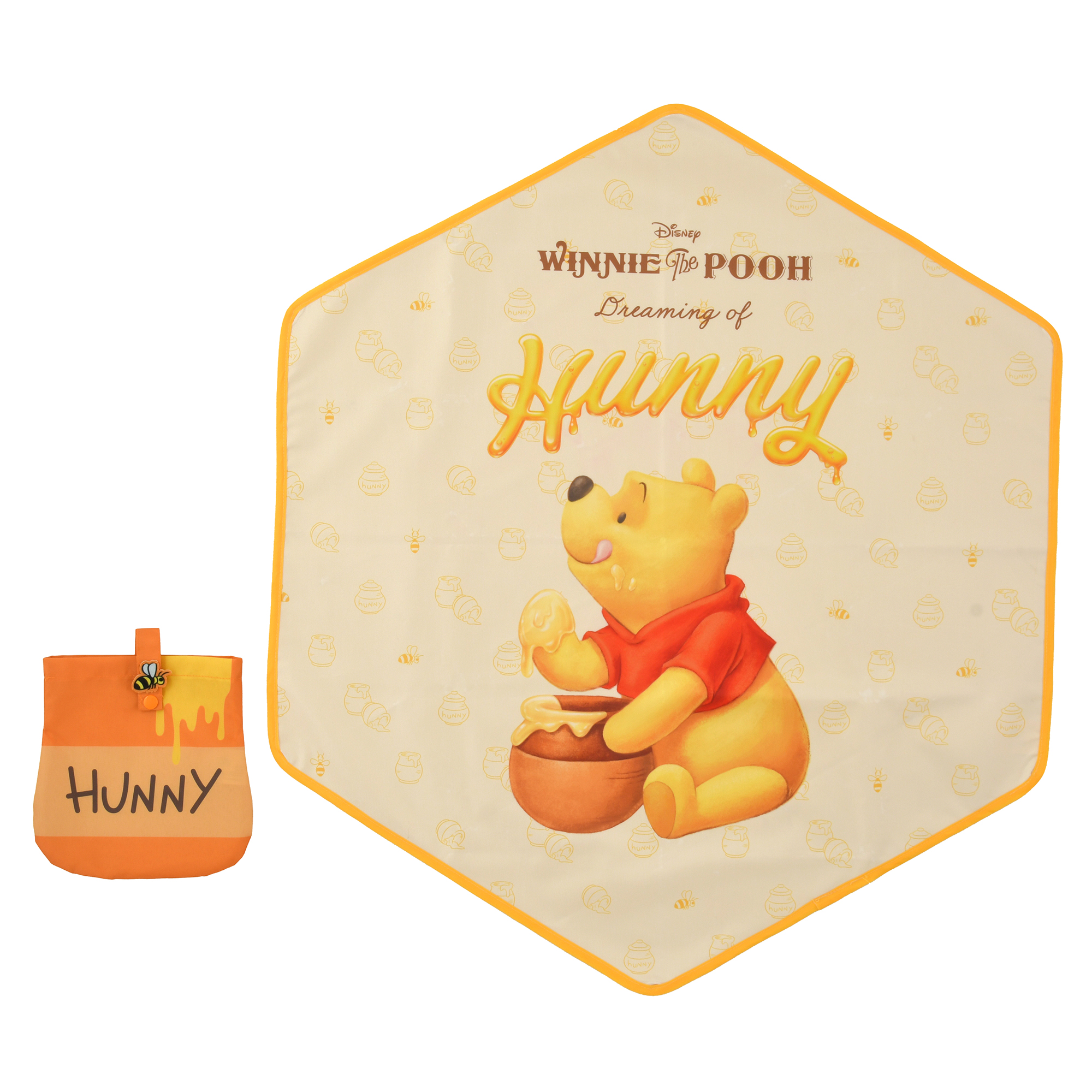 プーさん レジャーシート ポーチ入り HONEY DAY　2,000円