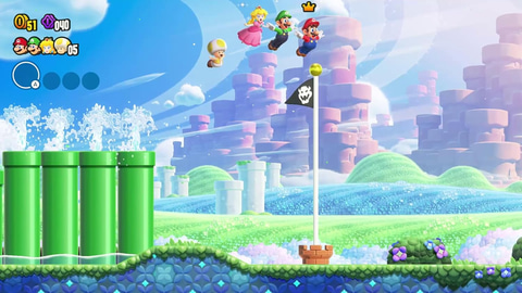スーパーマリオブラザーズ ワンダー & ピクミン4 ダブルパック　モンハン スーパーマリオブラザーズ ワンダー・ピクミン4」ダブルパック