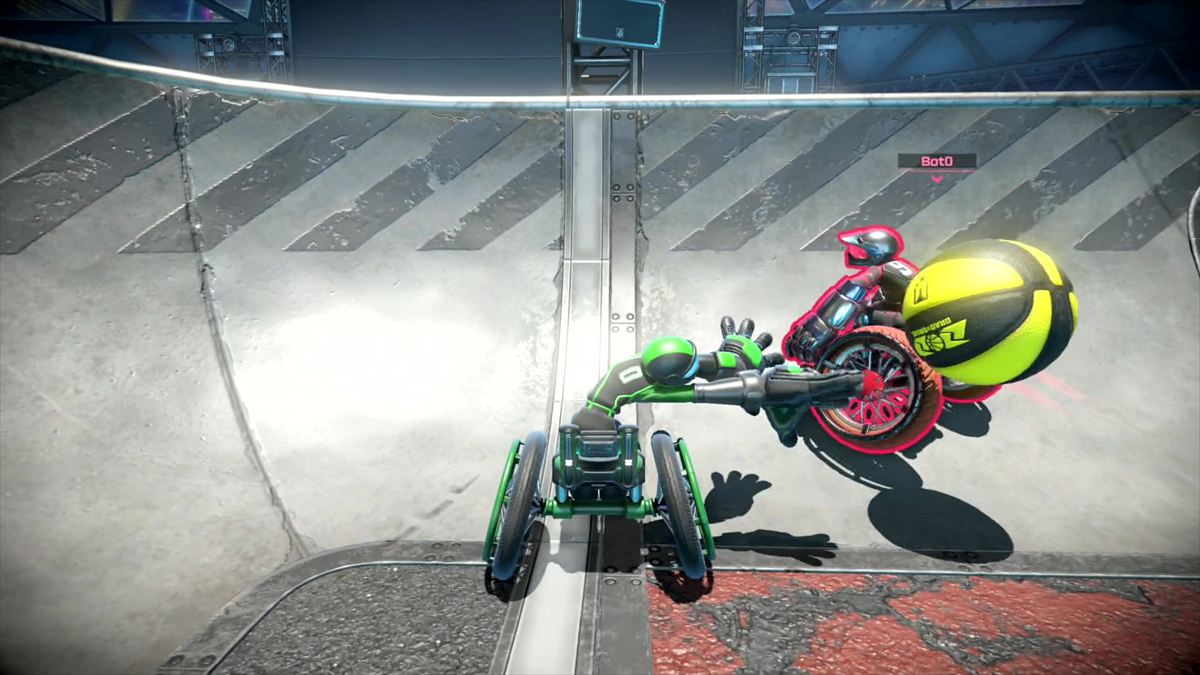 パスは自動的に味方をサーチするので、ノールックパスも可能。ただし、間に敵がいるとキャッチされてしまうので注意だ