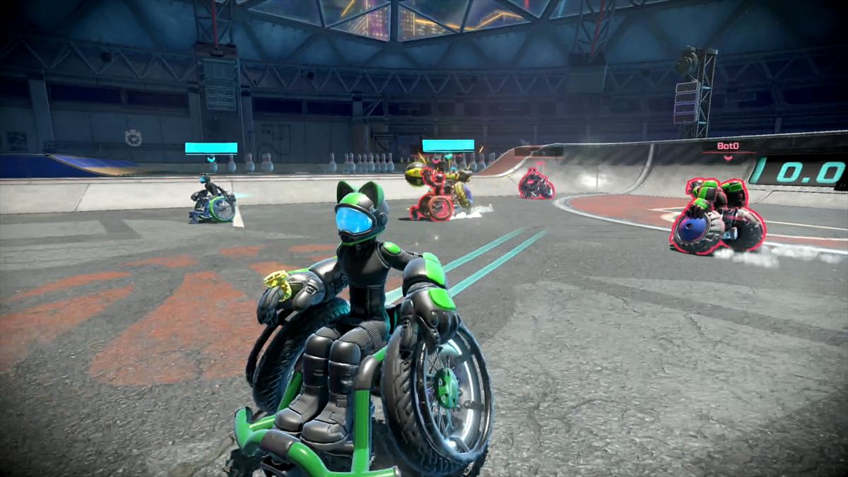 カメラはボールへ視点を持っていったり、フリーカメラで操作したりすることもできる。カメラの位置を変えつつ移動するのは相当な習熟が必要だと感じた