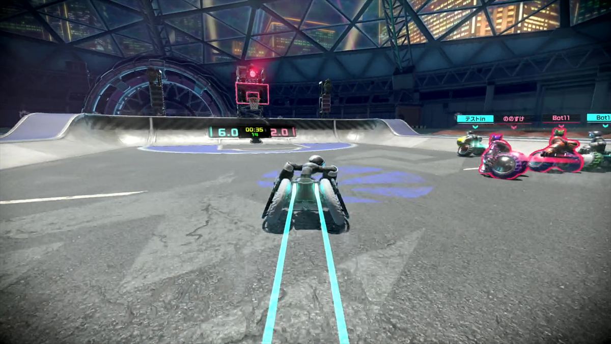 直進の動作は非常にシンプル