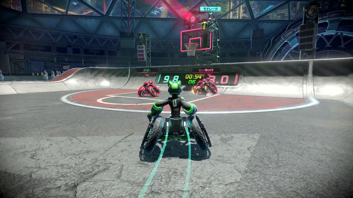 味方の派手なプレイも見ているだけで楽しめる。なお、筆者は自分のシュートがどのように見えたか知りたいので、ゴール時のリプレイカメラを実装してほしいと感じた