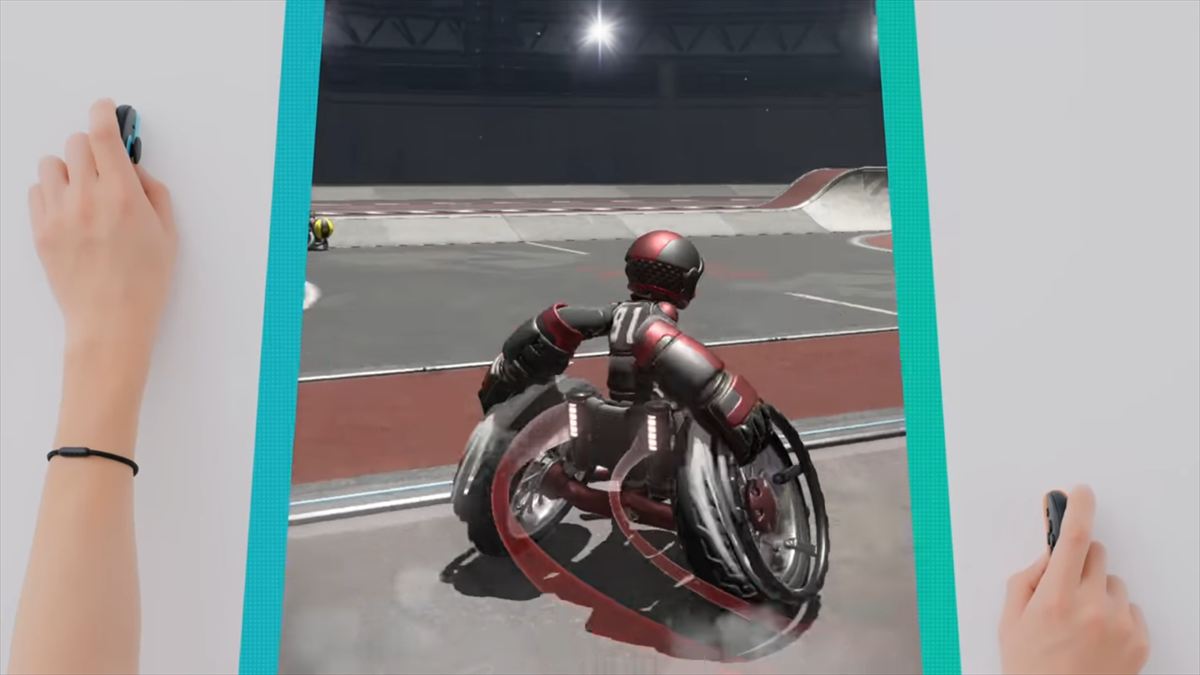 曲がろうと思うと難易度が急上昇。思い通りの角度で曲がるには慣れが必要だ