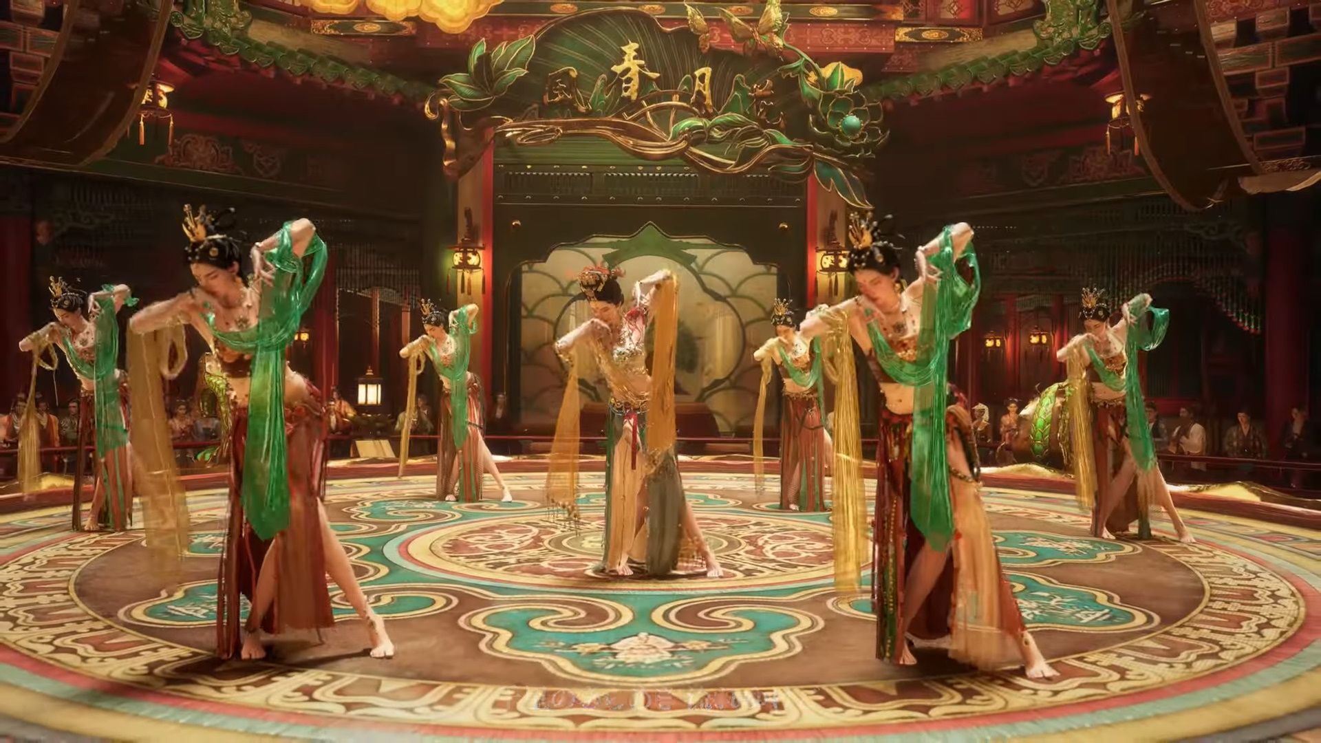 樊楼のカットシーンにもモーションキャプチャーが使われている