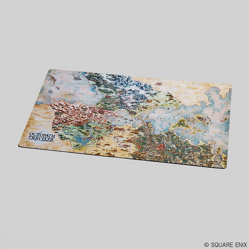 オクトパストラベラー0　ゲームマット　オルステラ大陸地図