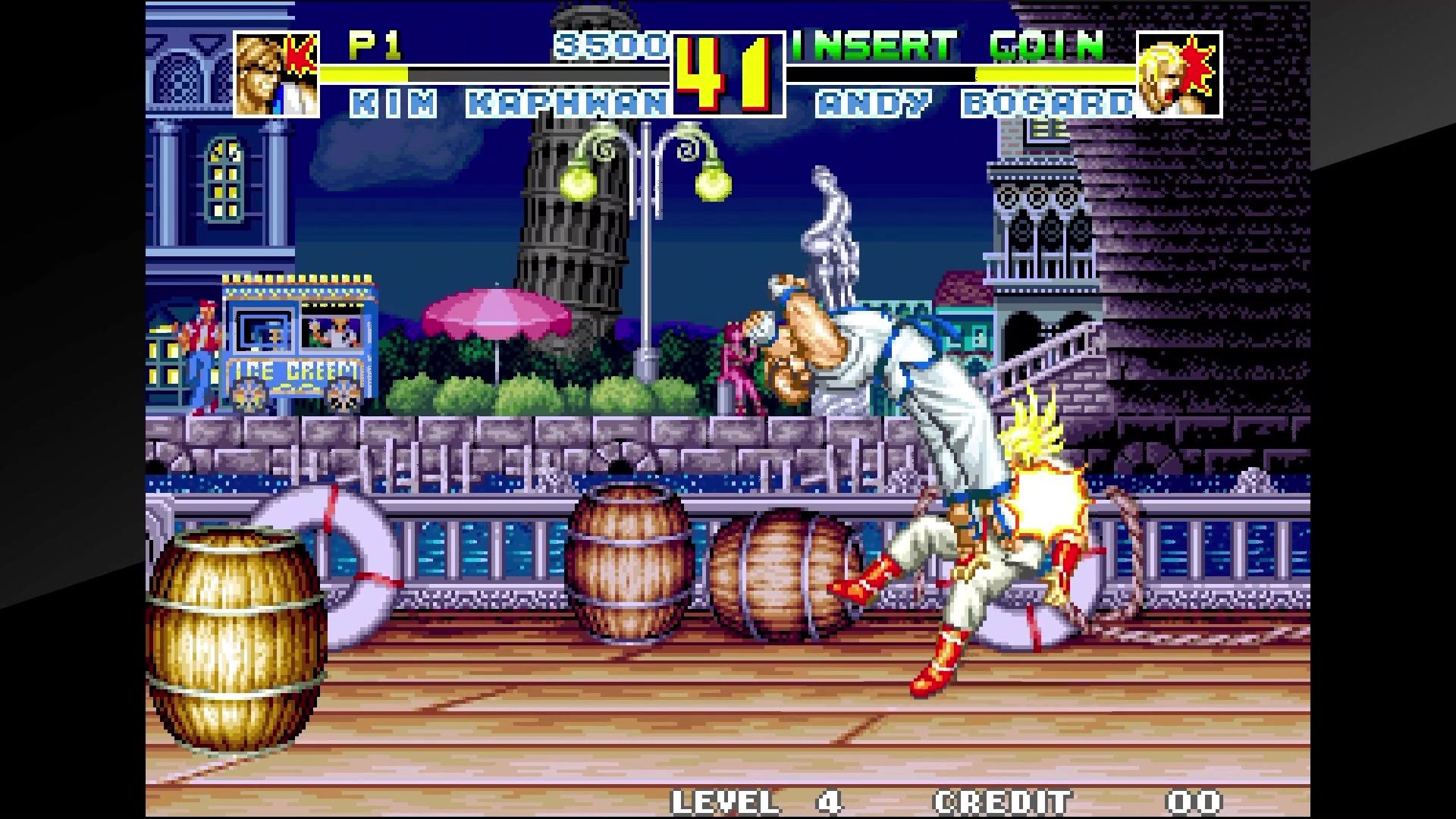 「アーケードアーカイブス　餓狼伝説SPECIAL」より