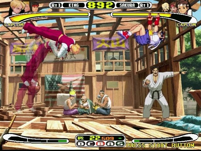 大ジャンプは、キャラクターの残像が残る。