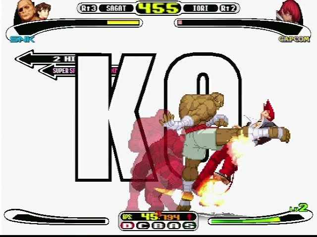 SNKのシステムで使用するサガットは新鮮