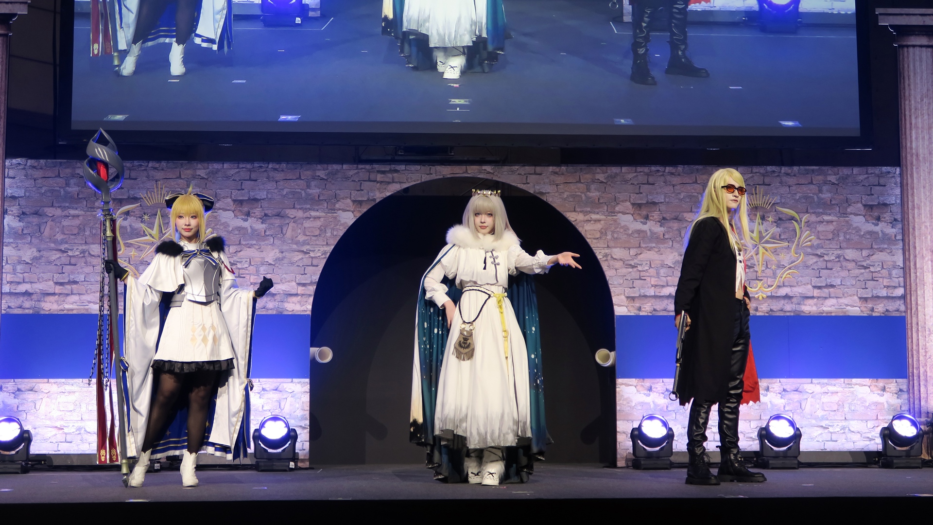 救世主トネリコ（宮本櫻）、オベロン（旺旺）、テスカトリポカ（卡西）