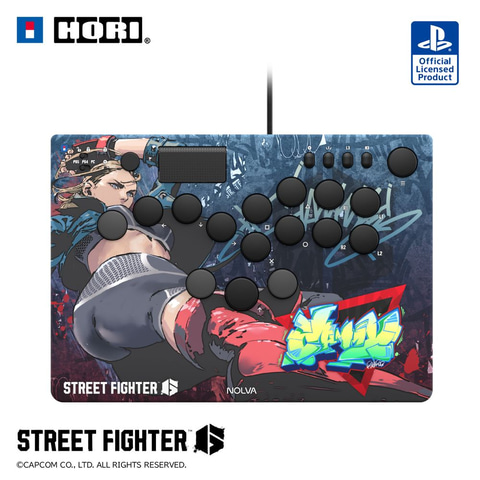 PS5対応　レバーレスコントローラー　11ボタン　スト6 ホリ、「スト6」デザインのレバーレスコントローラーが11月発売