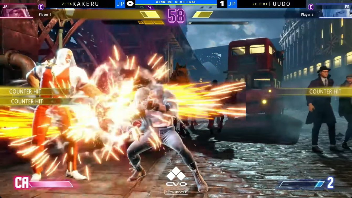 初戦からいきなり日本人選手同士の対決！翔選手のJPとふ～ど選手のエドが激突！