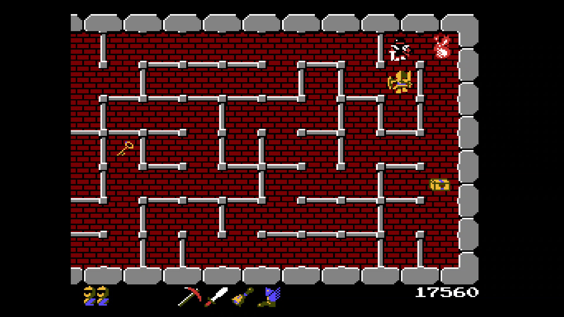 剣の出し入れが敵との攻防のカギ。盾の位置も意識できると、呪文を使う強敵マジシャン達の呪文も上手くあしらえる