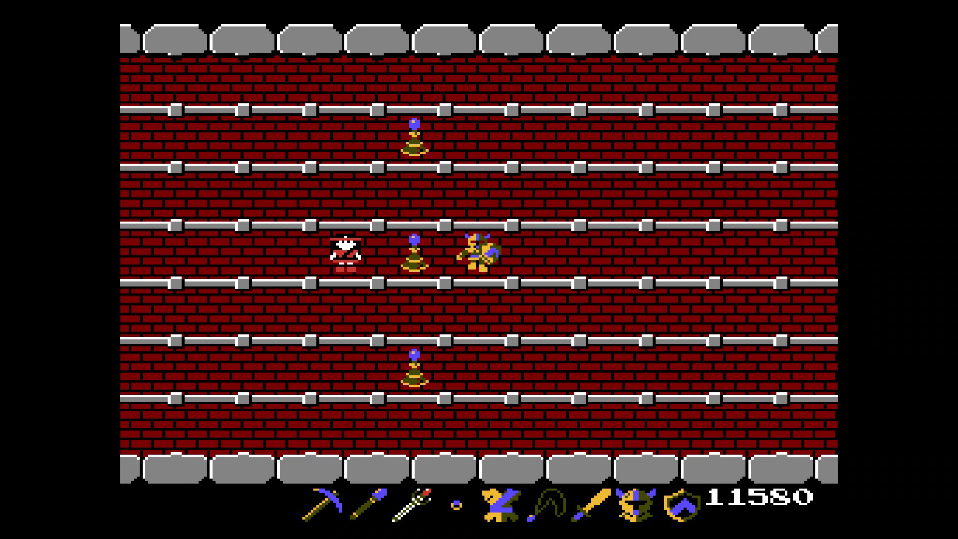 石にされたカイを救出し、3本のクリスタルロッドを返還して60フロアを制覇。続編「イシターの復活」はこのシーンから始まる