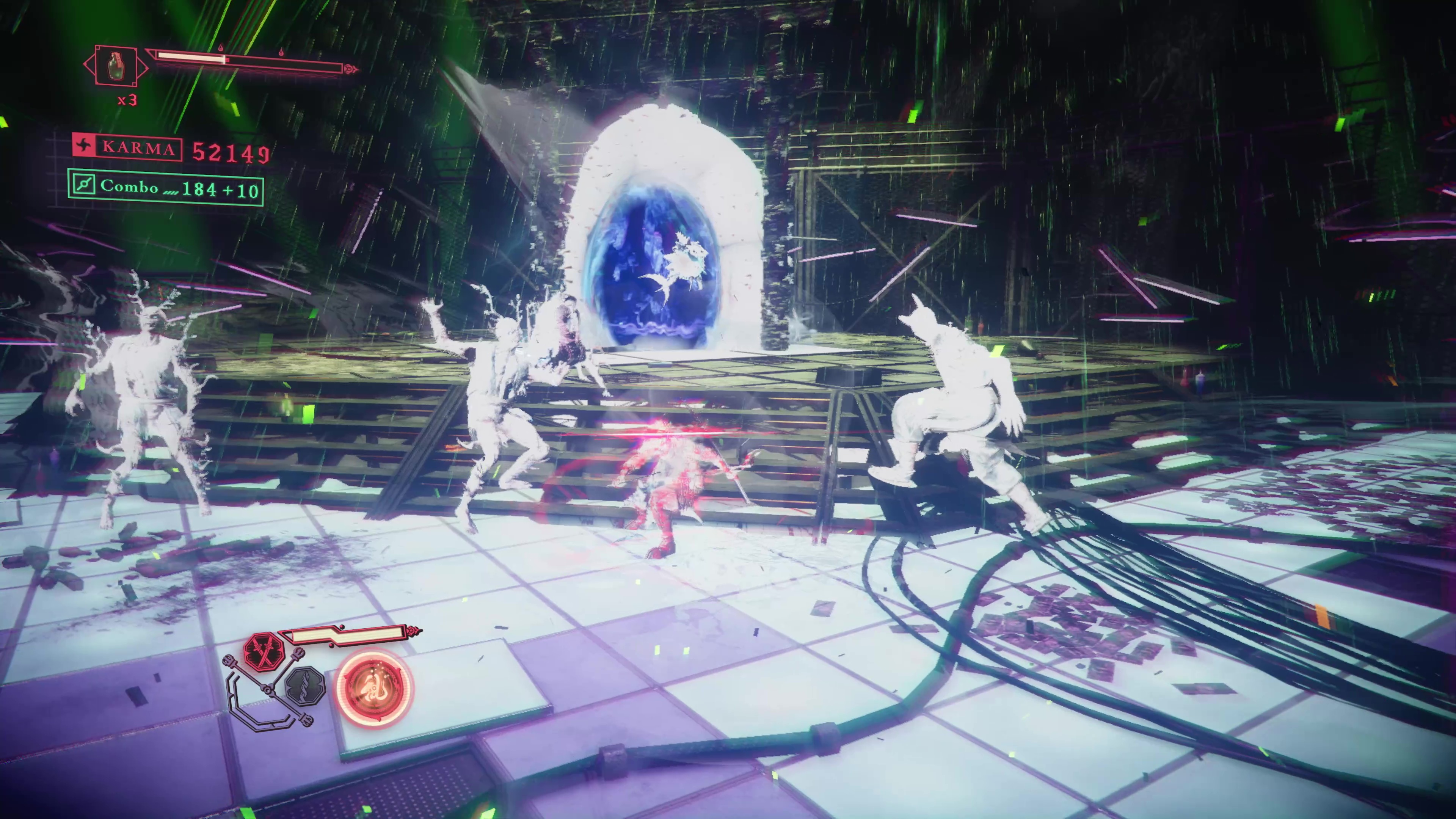 乱殺ゲージがマックスまで溜まると、任意のタイミングで乱殺を発動できる