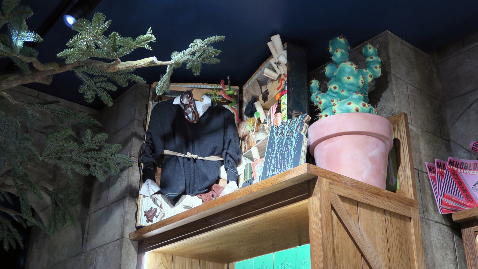 装飾などはどれも映画で見たものがそのまま現実に飛び出てきたかのよう