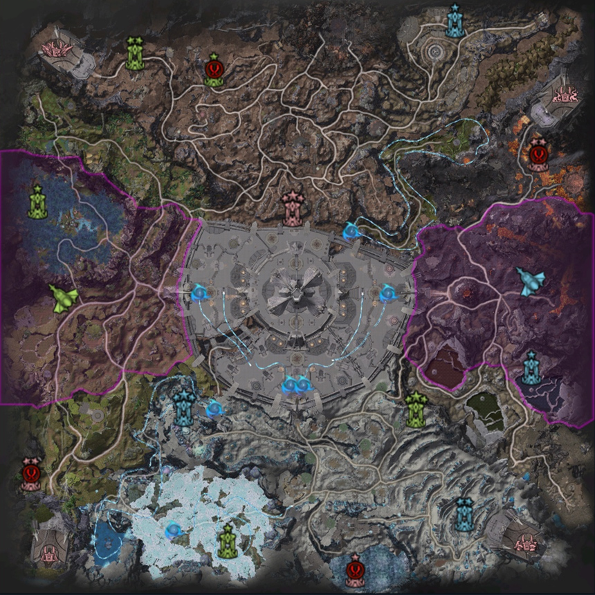 地上はかなり広く、新たなコンテンツの実装や調整などが行なわれている