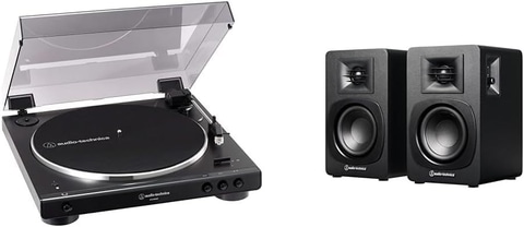 レコードプレーヤー「AT-LP60X」とアクティブスピーカー「AT-SP105」