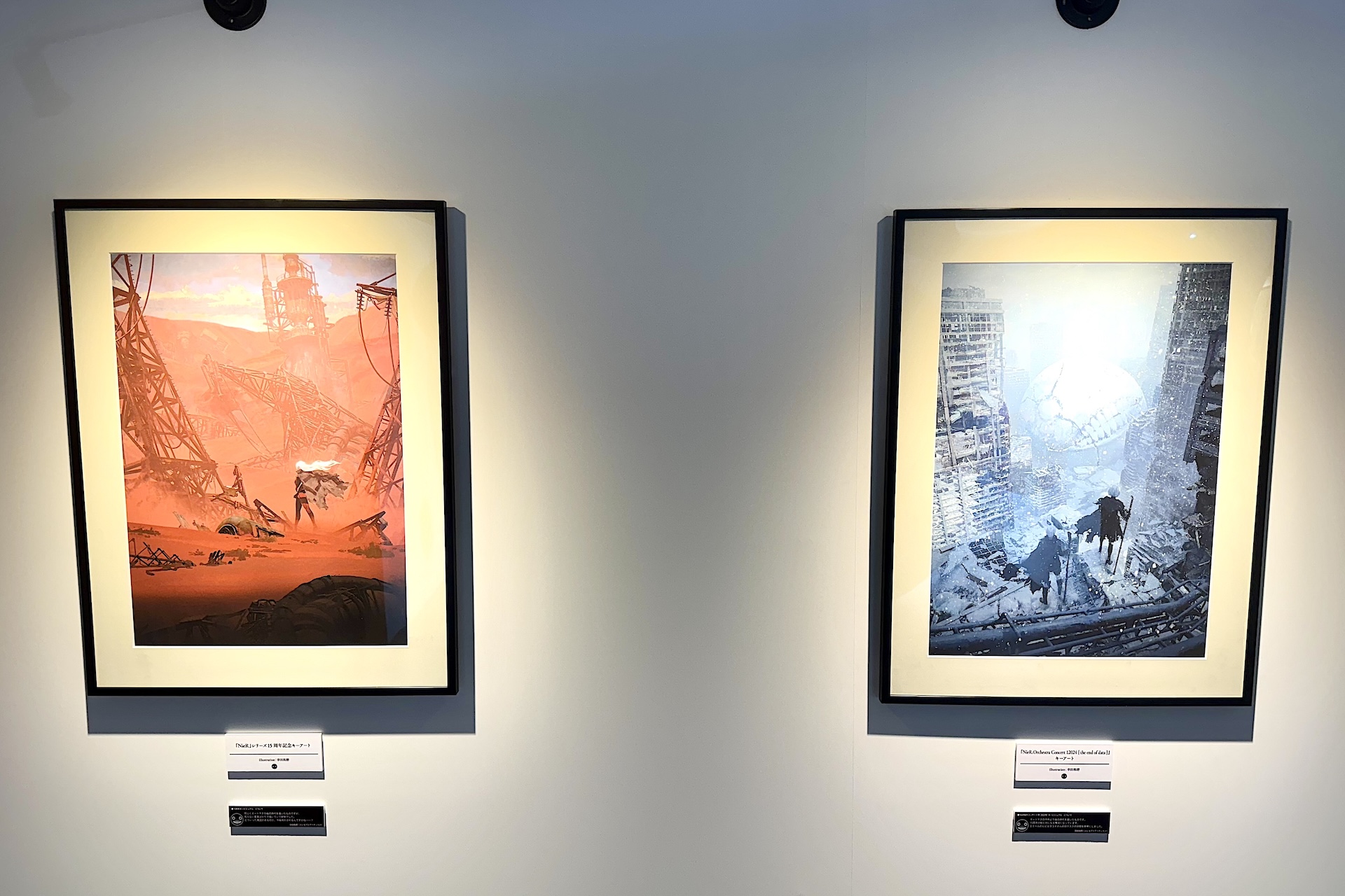 各作品のアート展示もあり世界観を堪能できる