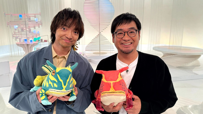 収録後に撮影：三浦大知さんと藤岡要氏