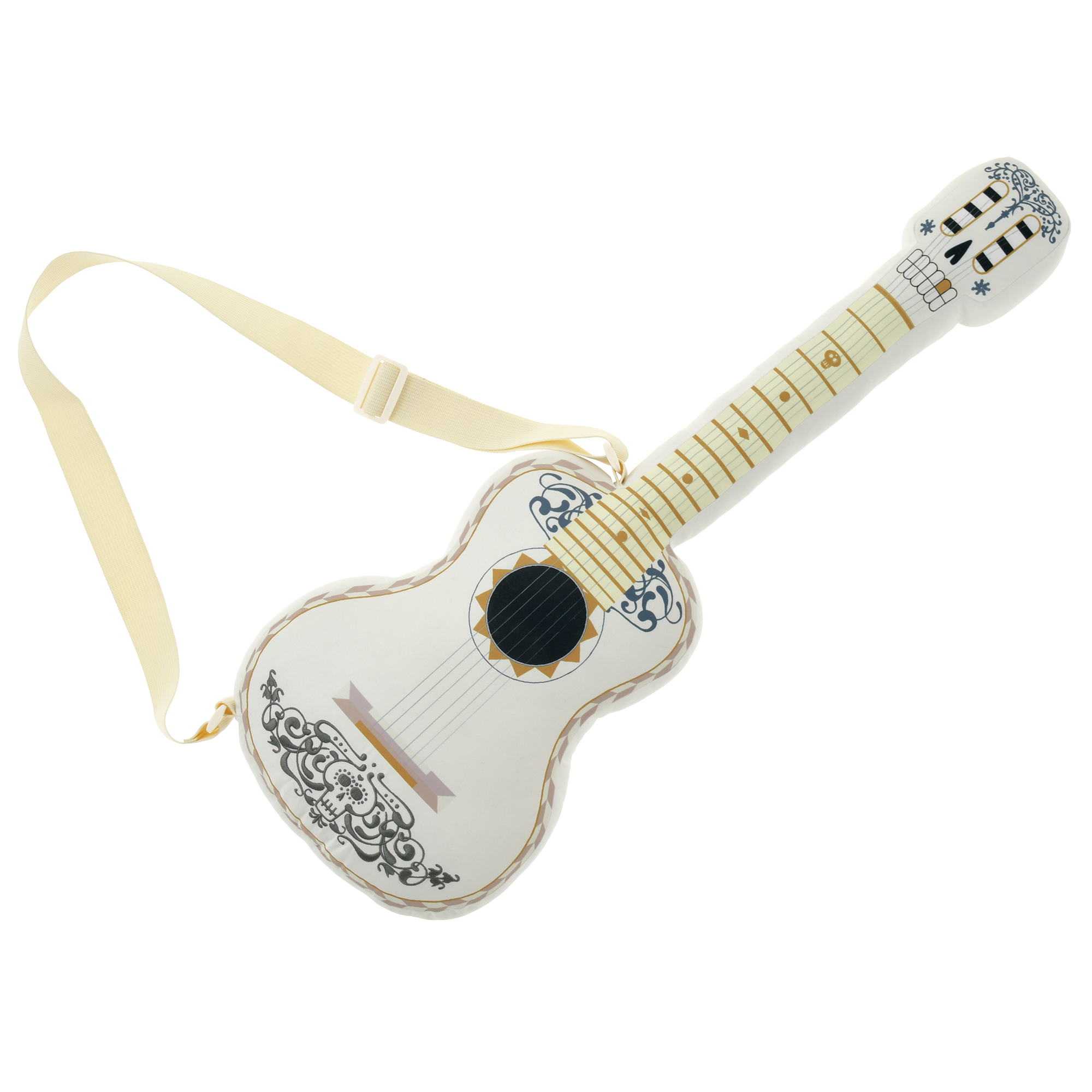 「ミゲル、ヘクター、エルネスト・デラクルス クッション ギター」価格：4,800円