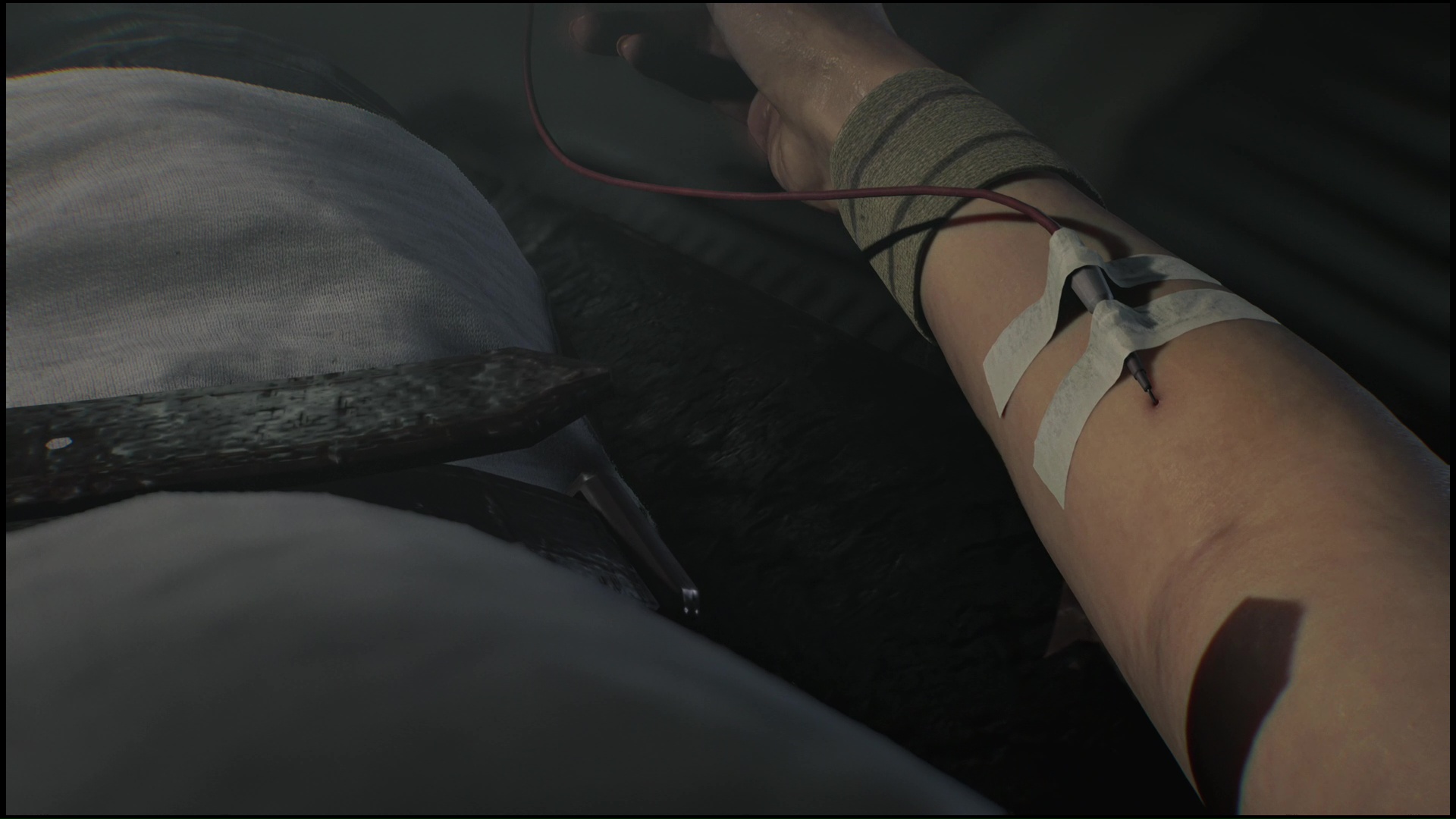 身体から血液が抜かれている。一体何の目的があるのだろうか……