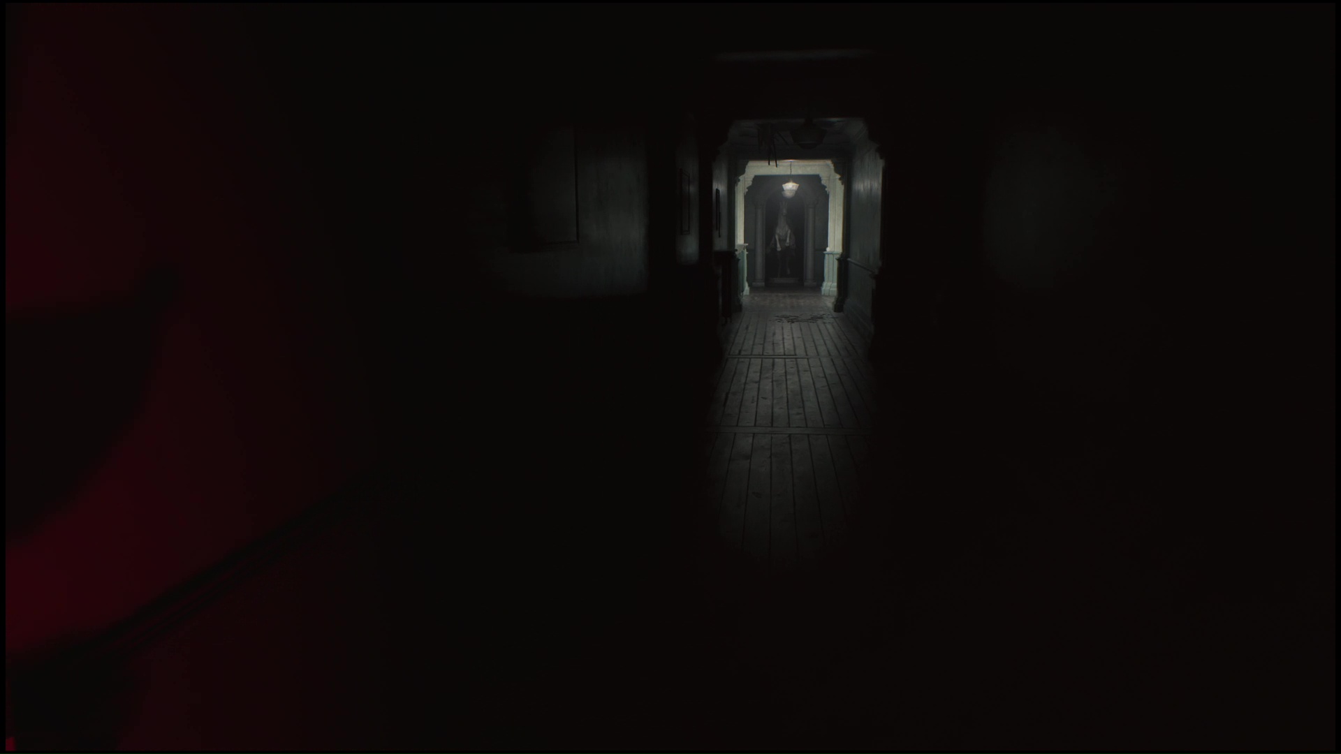 通路の電気をつけると、何かが立っていてかなり驚かされた