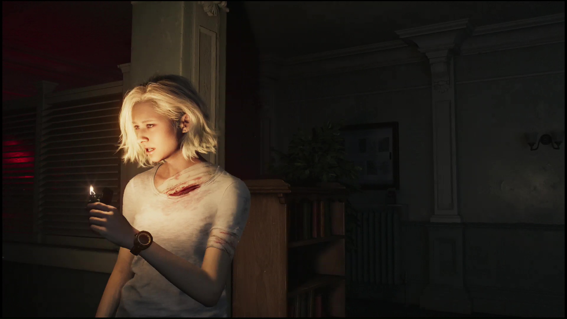 「バイオハザード ヴィレッジ」のイーサンと違い、しっかりと表情も確認できる