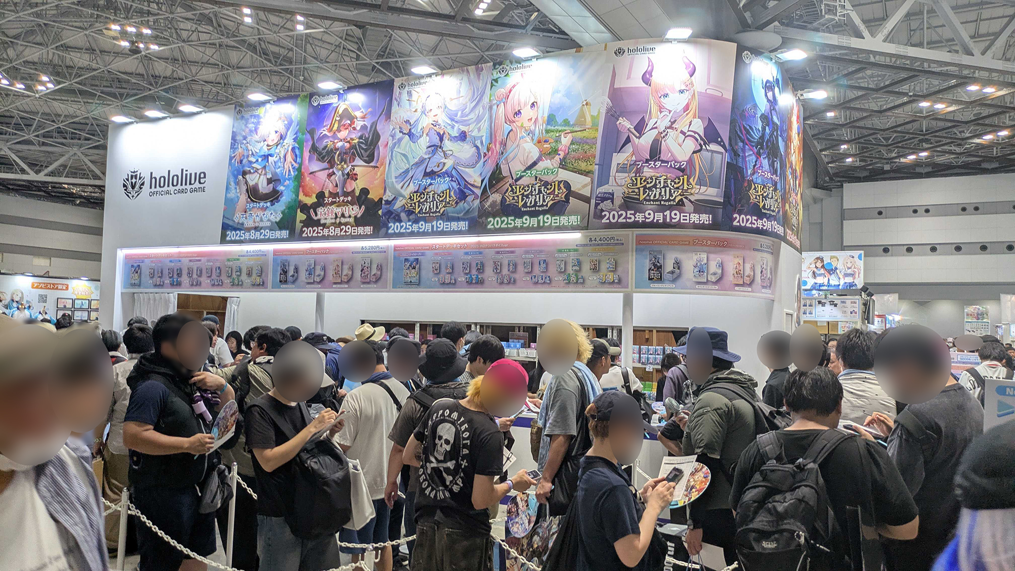 大盛況の物販コーナー