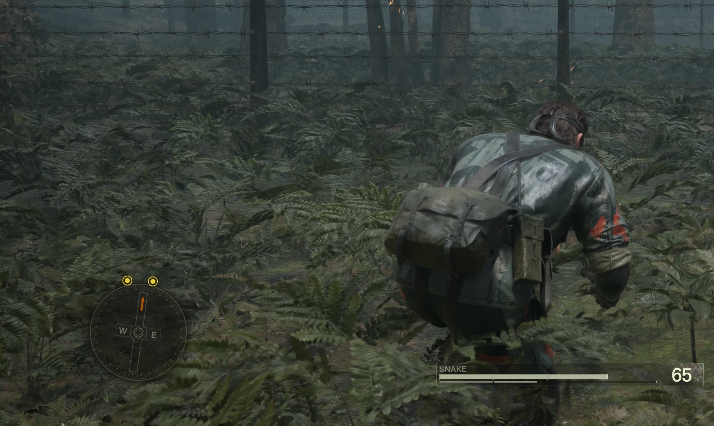 新アイテム、コンパスは画面左下に目的地の方向を示してくれる便利なアイテムだ