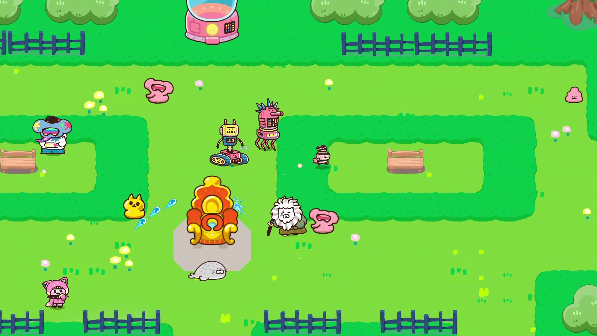 ゆるいタッチの世界観は、ライトユーザーでも遊びやすいゲーム性を目指したからだそうだ