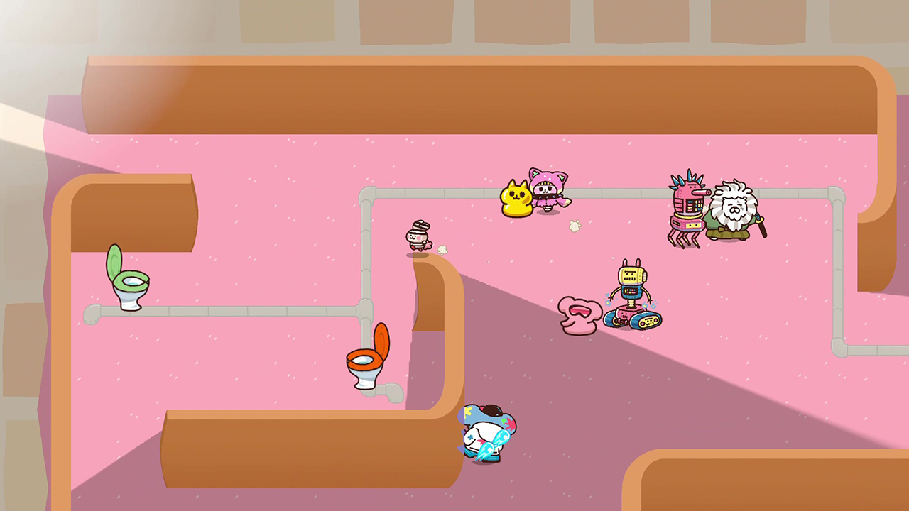 いろいろの組み合わせを試し、試行錯誤の末に4対2というゲームバランスになったようだ