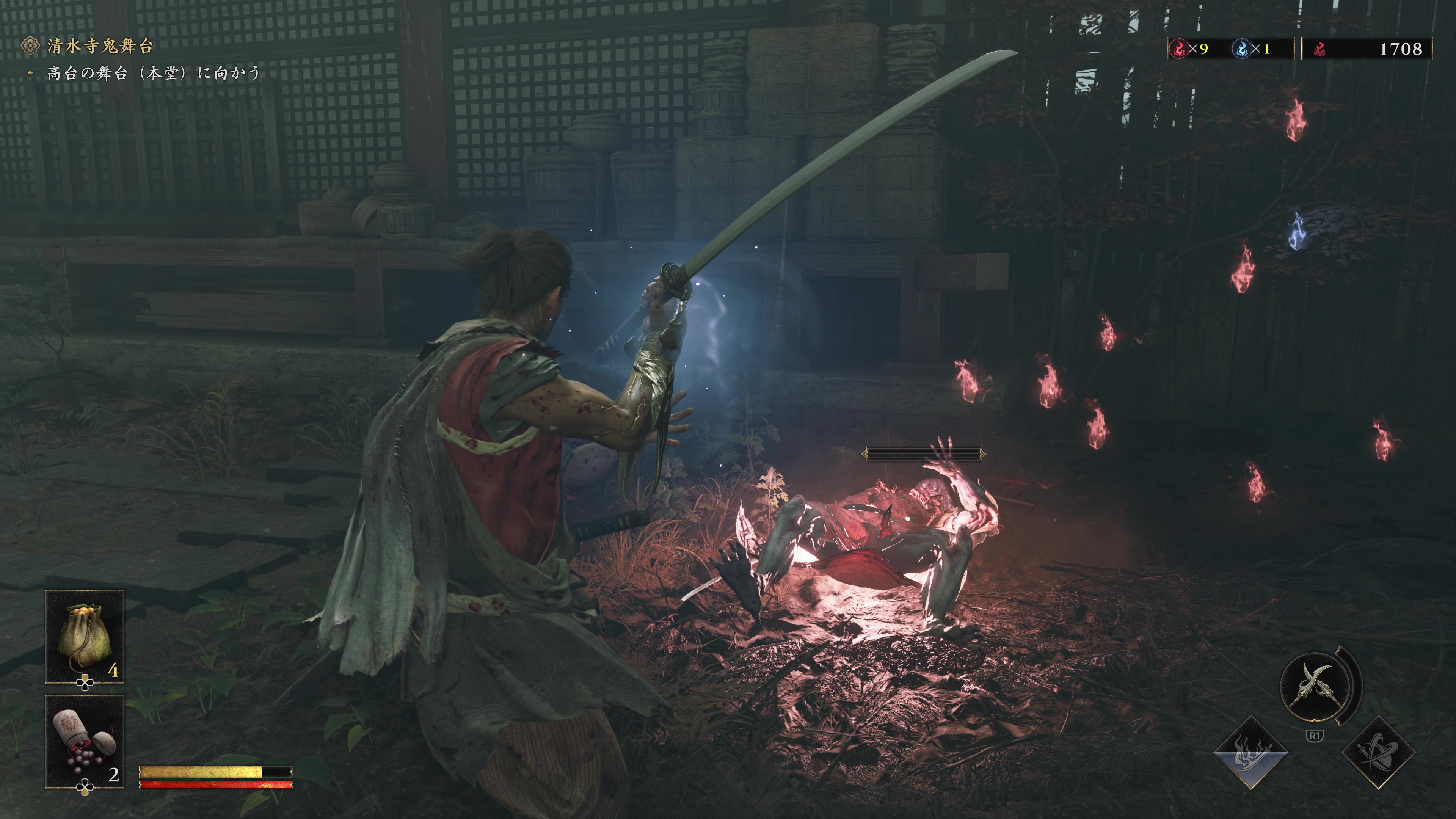 魂は一定時間放置すると消えてしまうので、可能な限り早く回収したい