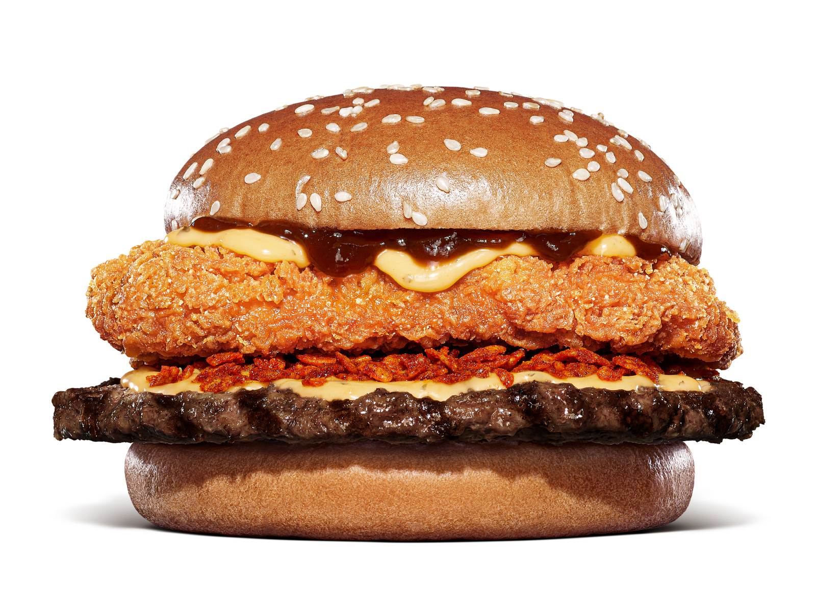 チキン＆ビーフ ビッグマウス インフェルノバーガー