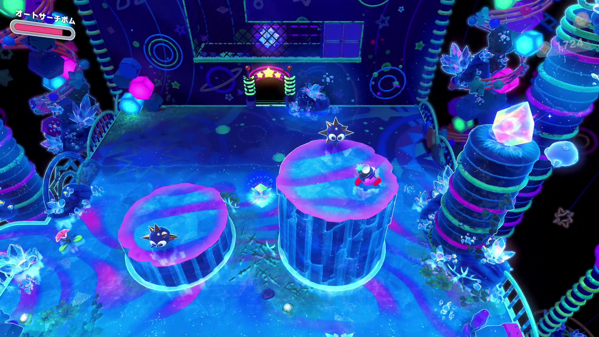 中ボス戦からのスターリーフラワーのギミックを作動させると、次のスターリーフラワーが現れるといったポイントもある