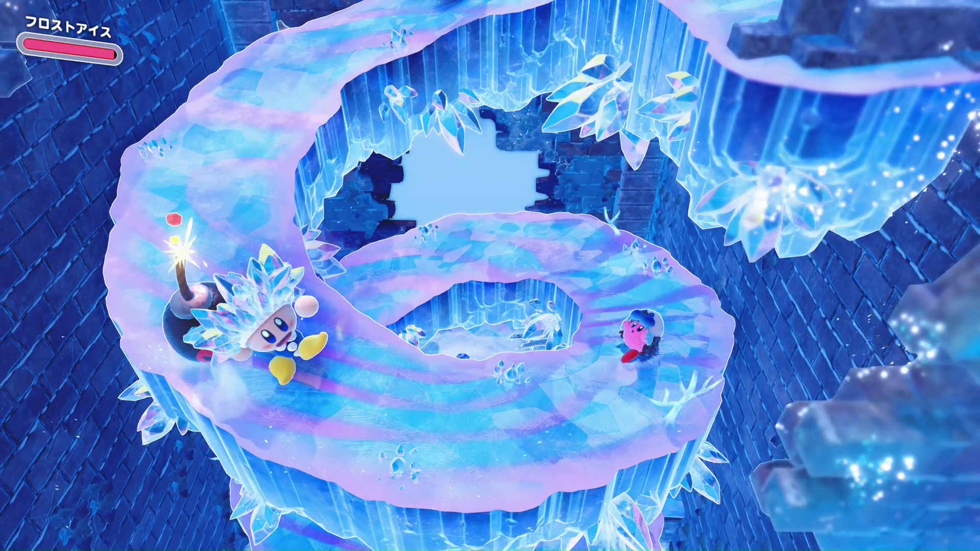 結晶化したポピーブラザーズJr.。正確な数値はわからないが、結晶化した敵は耐久力が上がっているような手応えがあった