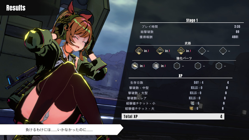 絶望する少女の表情