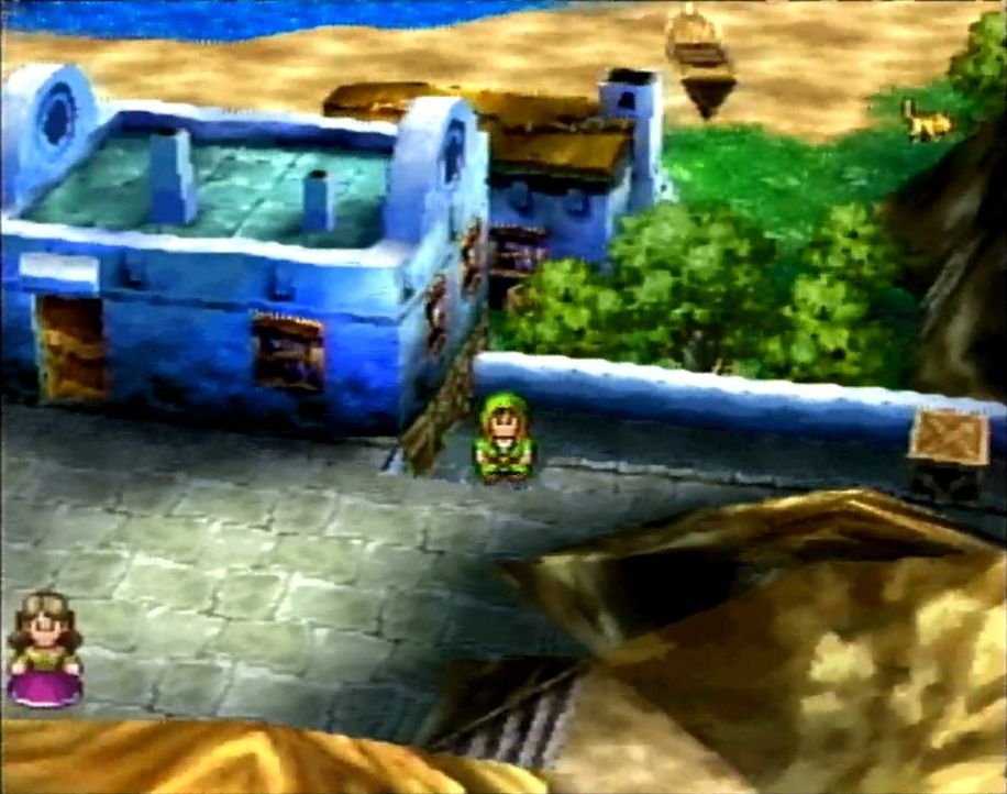 マップがより立体的なビジュアルに進化。L、Rボタンで視点を左右に変えることも可能になった